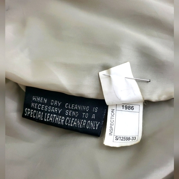 Vtg 80s Wilsons Leather Jacket Men's L A 2 Bomber Flight Motorcycle Brown Heavy. - Picture 7 of 15